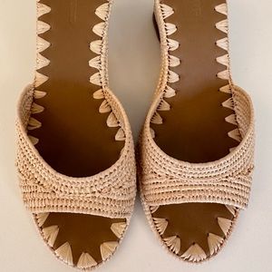 Carrie Forbes Raffia Wedges